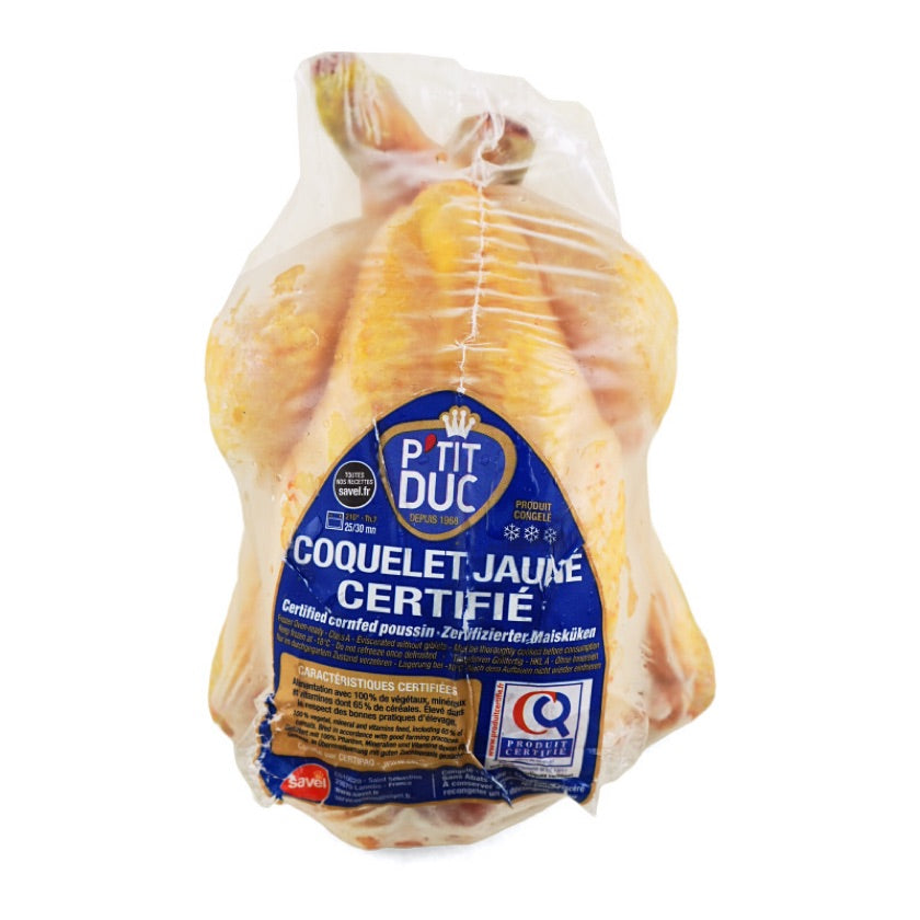 France Petit Duc Yellow Spring Chicken 500g around Frozen