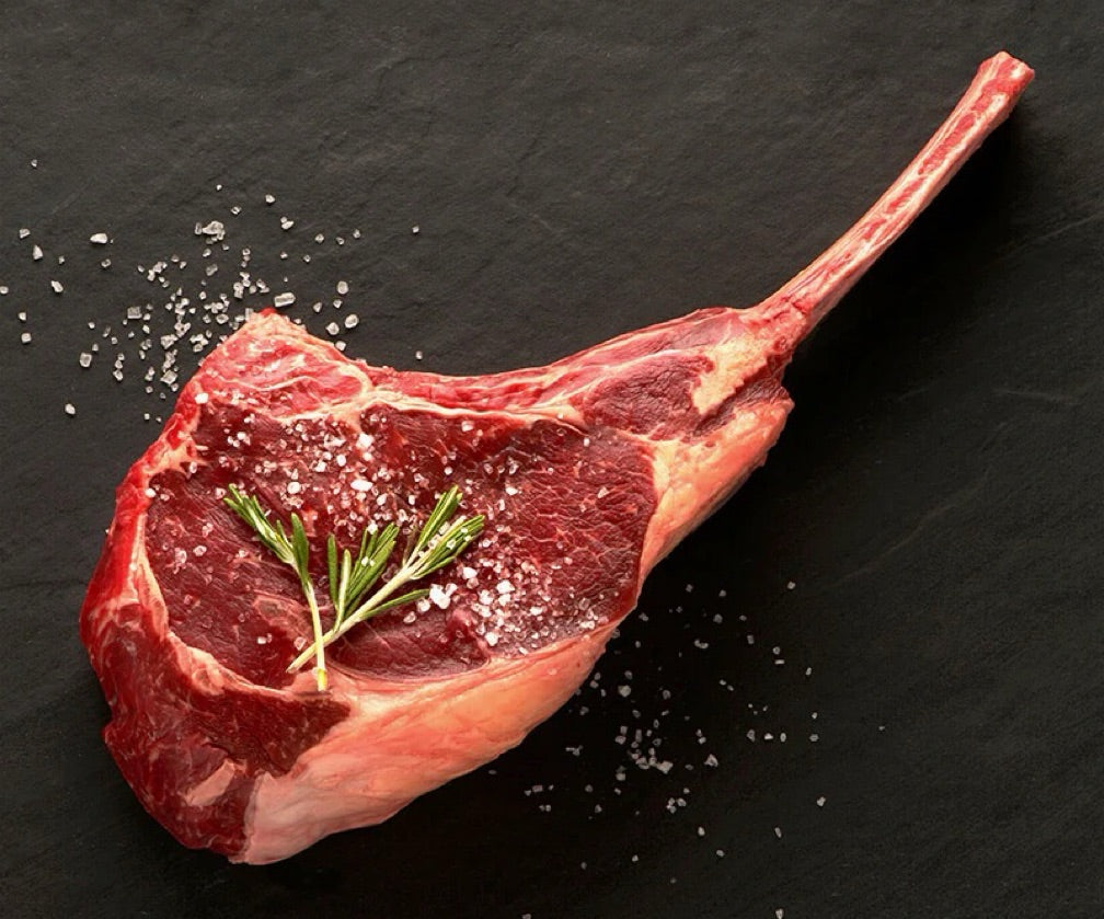 100day+ Grain Fed Beef Toma Hawk  ( AUS ) 冰鮮澳洲穀飼牛斧頭扒 1.3 - 1.6 Kg Price per Kg